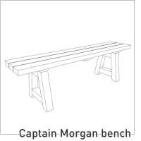 Recycled kunststof » Captain Morgan Bench
