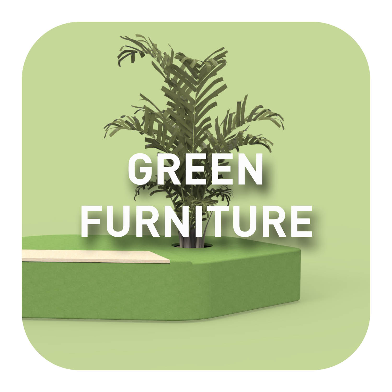 green furniture collectie button new